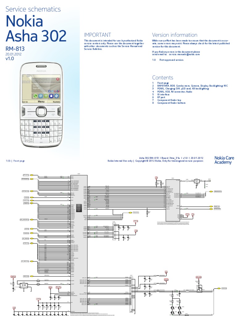 Nokia asha 302 rm-813
