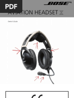 Bose Headset Manual