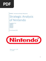 Strategic Analysis of Nintendo: MMM001 - International Strategic Management