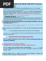 Esboço a Aliança de Deus Com Davi 2 Samuel 23