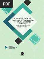 A Segurana Pblica Como Direito Fundamental Social Na Sociedade de Riscos Qual a Funo Do Direito Penal