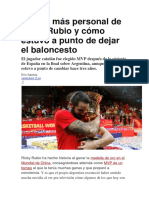 El Lado Más Personal de Ricky Rubio y Cómo Estuvo a Punto de Dejar El Baloncesto