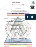 Informe de Mezclas de Harina