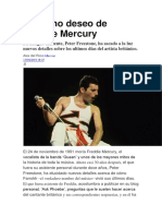 El Último Deseo de Freddie Mercury