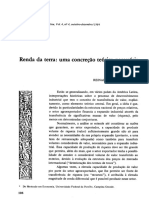 Renda Da Terra: Uma Concreção Teórica Necessária