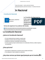 Constitución Nacional Derecho Fácil