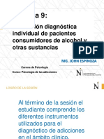 Semana 9:: Evaluación Diagnóstica Individual de Pacientes Consumidores de Alcohol y Otras Sustancias