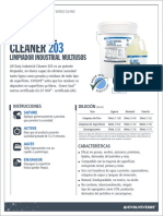 Uso Del Cleanner 203 MX