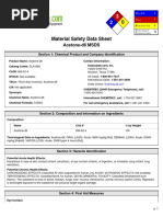 Acetone-D6 MSDS: Section 1: Chemical Product and Company Identification