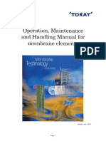 Toray Membranes Technical Manual