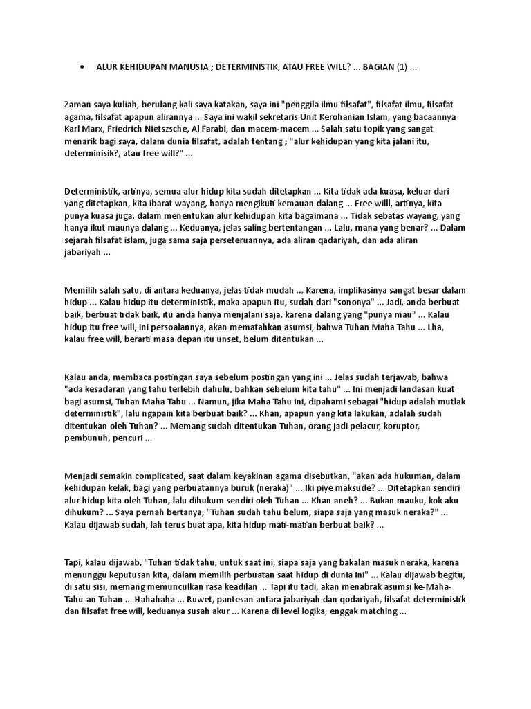 Alur Kehidupan Manusia Pdf