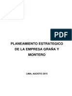 Modelo de Planeamiento Estrategico de La Empresa Graña y Montero