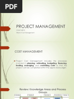 Week 5 Project MGT Cost Management Comp 40013