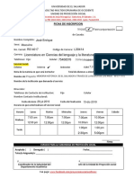 Ficha de Inscripción SS