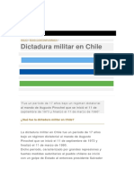 Dictadora Chilena
