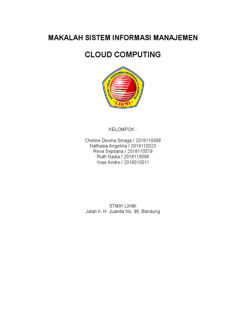 Makalah Sim - Cloud Computing | PDF | Seni