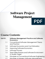 Unit 01 Software Management Practice & Software Economics