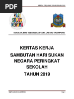 Kertas Kerja Hari Sukan Negara 2019