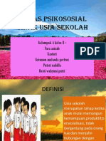 Leaflet Lembar Balik Psikososial Anak Usia Sekolah Kelompok 4B