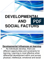 Developmental and Social Factors