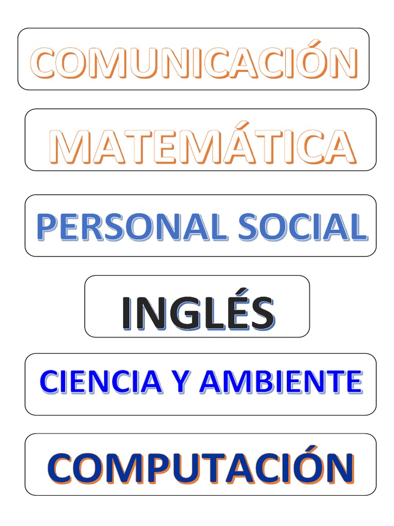 Letreros de Cuaderno | PDF