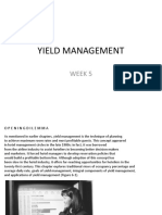 Yield Management