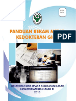 Panduan Rekam Medis Dokter Gigi