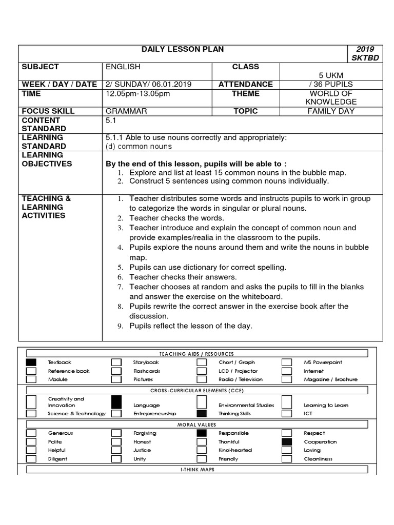 English Lesson Plan for SHS Ghana | PDF | Lesson Plan | Educational ...