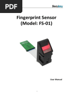 FS-01 Fingerprint Sensor Manual Download