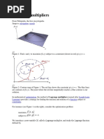 Lagrange Multipliers: Navigation Search