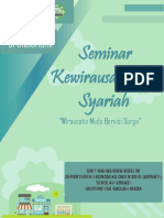 Proposal Sponsorship Seminar Kewirausahaan Syariah 2018