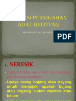 Prosesi Pernikahan Adat Belitung