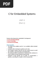 Unit 2 Embedded C