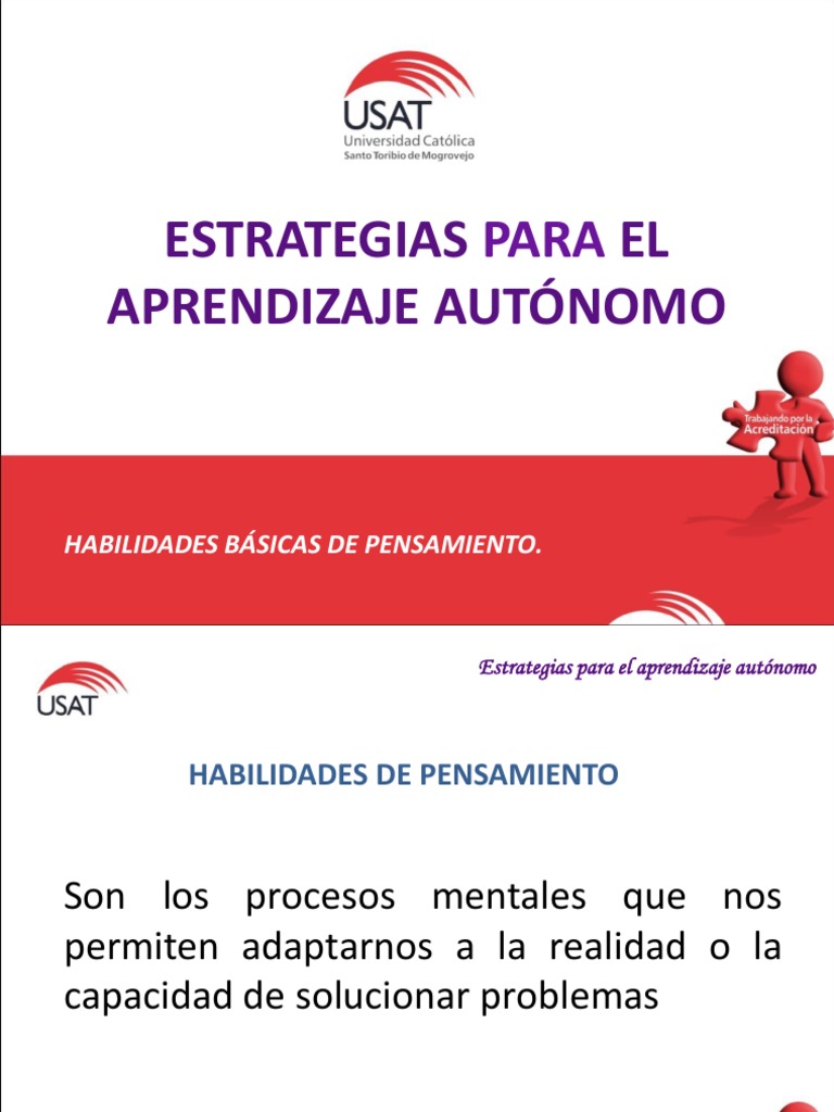 Habilidades de Pensamiento | PDF | Mente | Aprendizaje