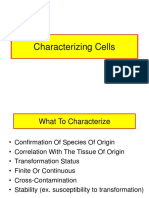 Characterizing Cells