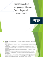 Journal Reading: Hirschprung's Disease Devin Reynando 1210118602