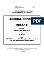 Annual Report 2016-17: 41 Annual General Meeting of The Members of Icsi-Wirc