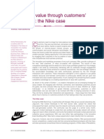 Cocreating Value Through Customers Experience NIKE Case - Strategy & Leadership PDF