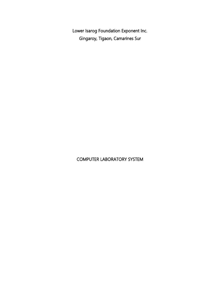 An Efficient Computer Laboratory Management System Automating Record