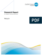 Research Report: For Adaptive Testing Assessment