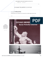 Cevad Memduh Altar Sanat Felsefesi̇ Ü Z e R İn e PDF