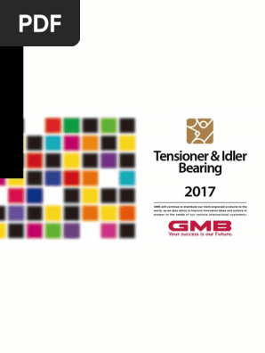 GMB Tensioner and Idler Bearing 2017 | PDF | Belt