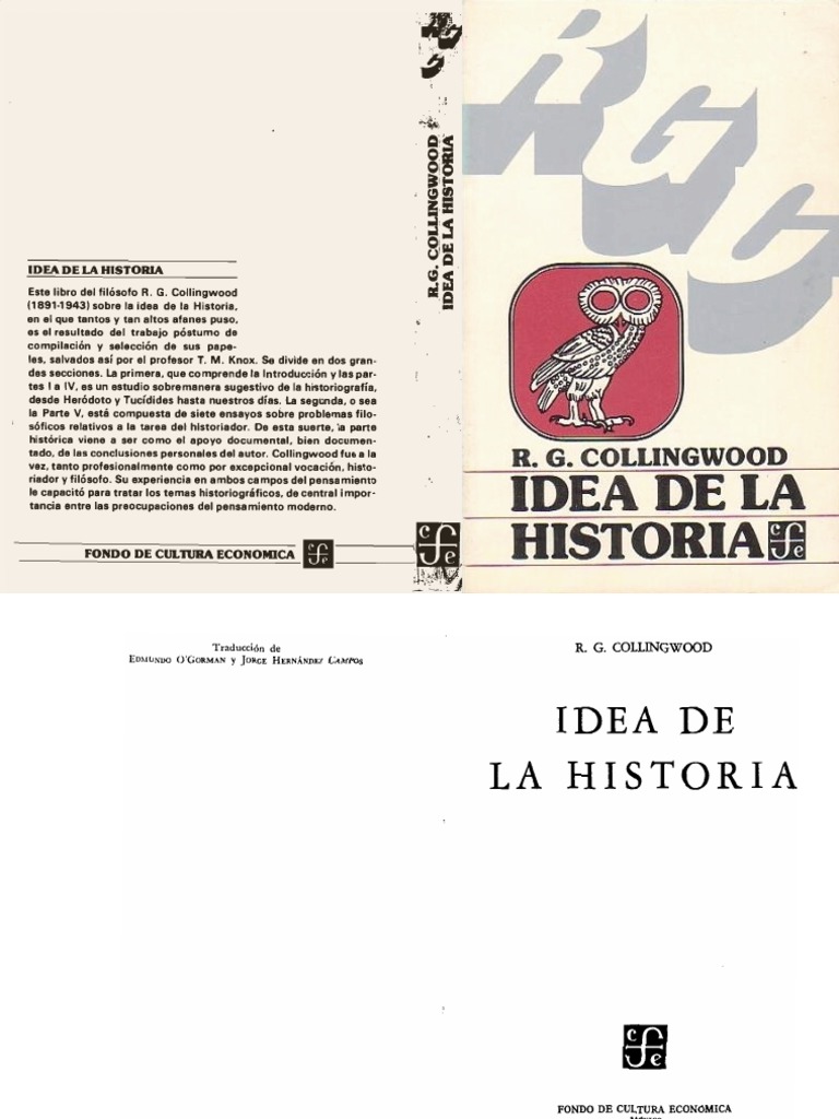 R. G. Collingwood - Idea de La Historia.-Fondo de Cultura EconÃ³mica (1965)  PDF | PDF