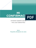 Mi Confirmacion Armando Castanon Garcia Ana Luisa Cabrera Ruiz Serie Pequenos Discipulos de Jesus