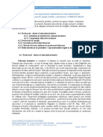 TEMA 6. Factori Importanți În Implementarea Educației Incluzive (Profesorul, Profesorul de Sprijin, Familia, Comunitatea, CMBRAE/CJRAE)