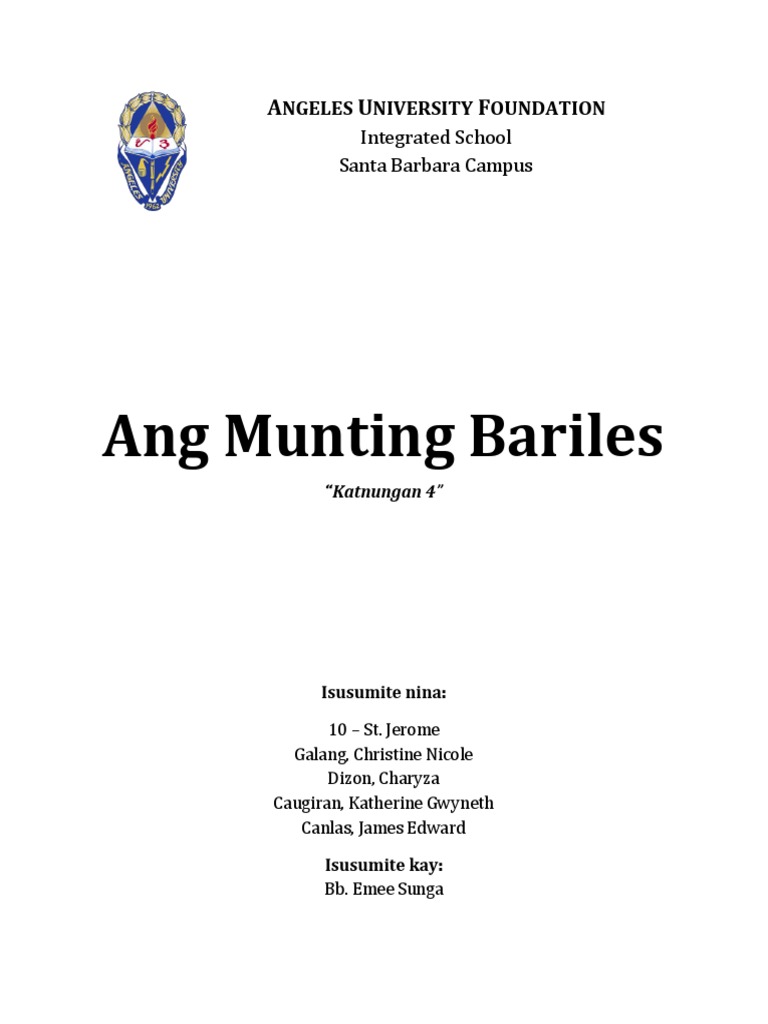 Munting Bariles | PDF