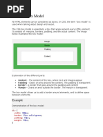 The CSS Box Model