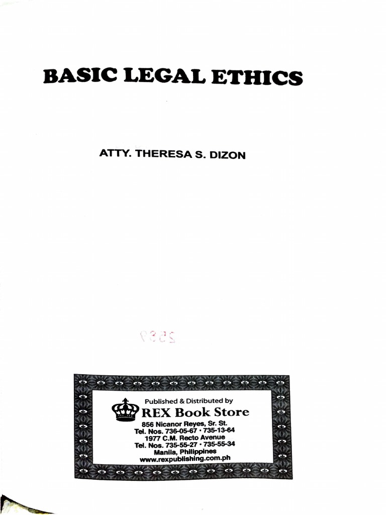 Basic Legal Ethics (Dizon) Ch14 PDF