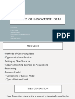 Sources of Innovative Ideas