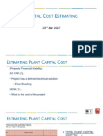 Capital Cost Estimation 2 Jan 23